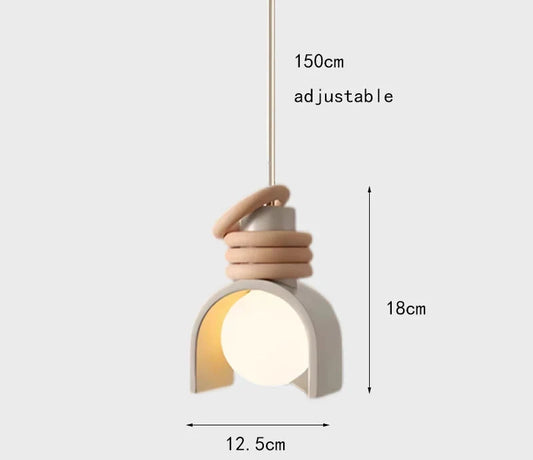 Wabi-Sabi Pendant Light — Exquisite Japanese Minimalist Resin Design