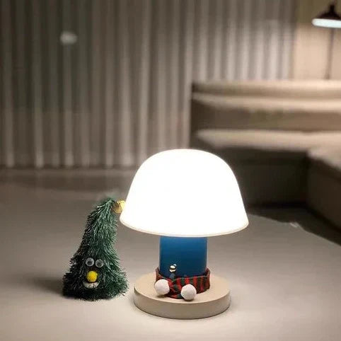 Mushroom Table Lamp | Modern, Rechargeable LED Light for Stylish, Cordless Illumination