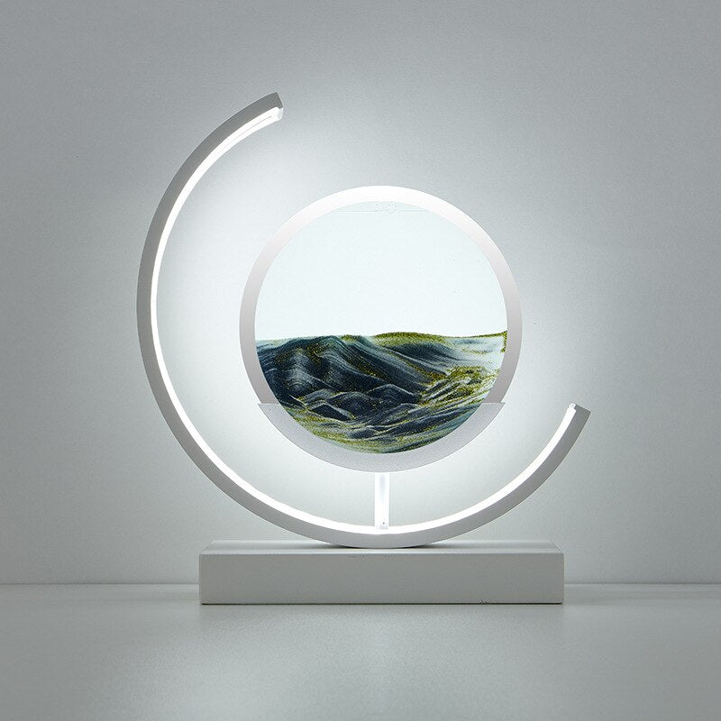 Sandlight Quicksand LED Table Lamp — Ultra-Sleek Desk Light with Ambient Glow