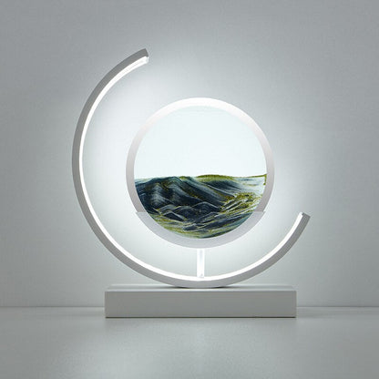 Sandlight Quicksand LED Table Lamp — Ultra-Sleek Desk Light with Ambient Glow