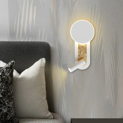 HaloBeam Wall Light | Nordic Modern Dual-LED Design for Sleek, Ambient Illumination