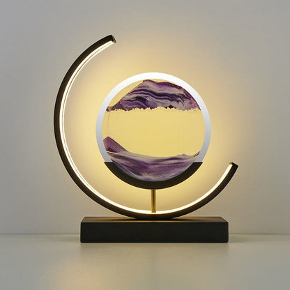 Sandlight Quicksand LED Table Lamp — Ultra-Sleek Desk Light with Ambient Glow