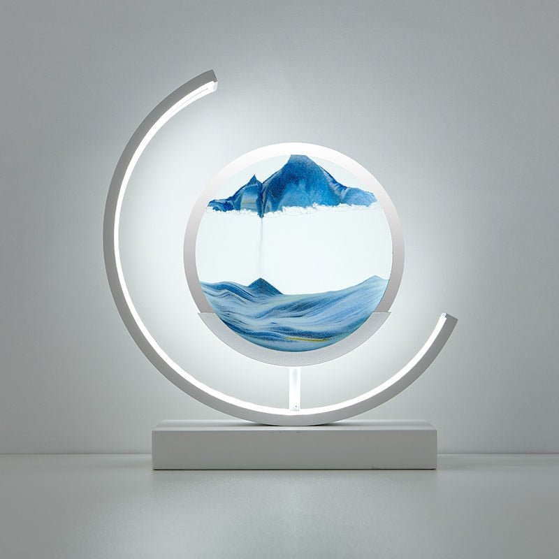Sandlight Quicksand LED Table Lamp — Ultra-Sleek Desk Light with Ambient Glow