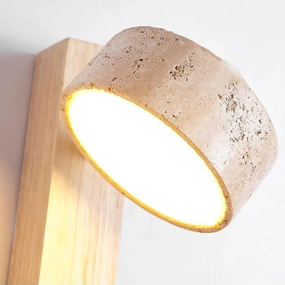 Éclat Wall Lamp – French Wabi-Sabi Headboard Light with Easy Pull Switch
