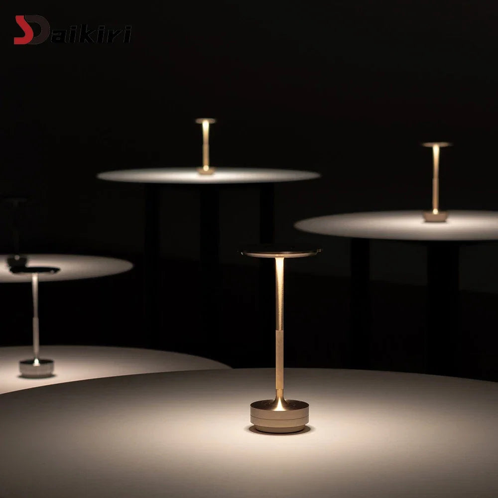 Rechargeable Touch Desk Lamp with Dimmable LED Table Light