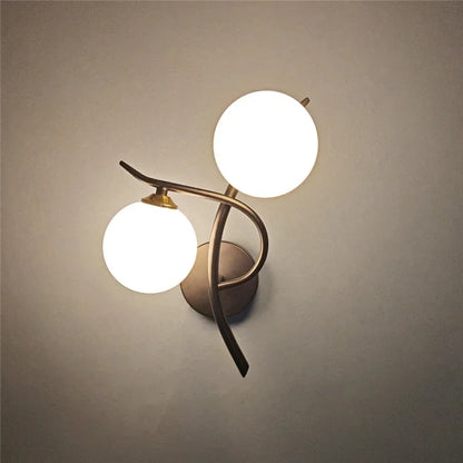 Lunara Nordic Dual-Globe LED Wall Light