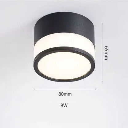 Elegant Nordic Surface-Mounted LED Downlight | 9W / 15W Ceiling Light