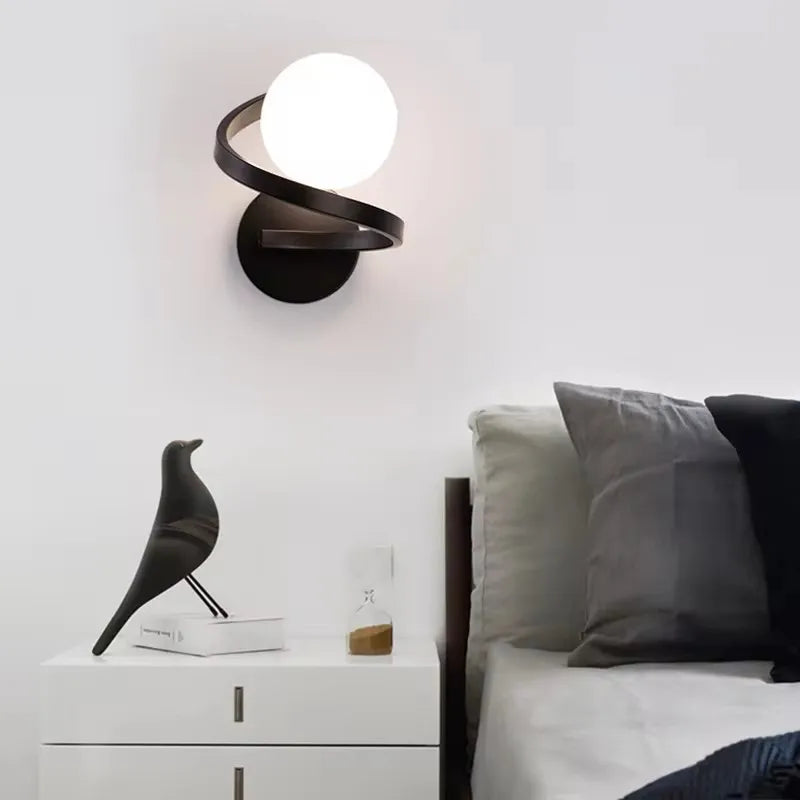 Astra Wall Light - Sleek Modern Dual-LED Globe Fixture