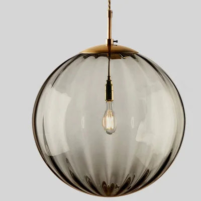 Sleek Glass Ball Pendant Light — Nordic Elegance for Any Space