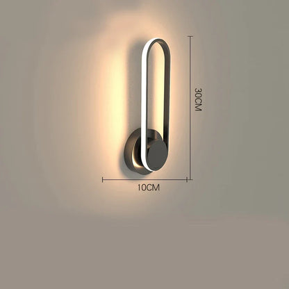 Sleek Contemporary LED Wall Light with 330° Rotating Aluminium Sconce