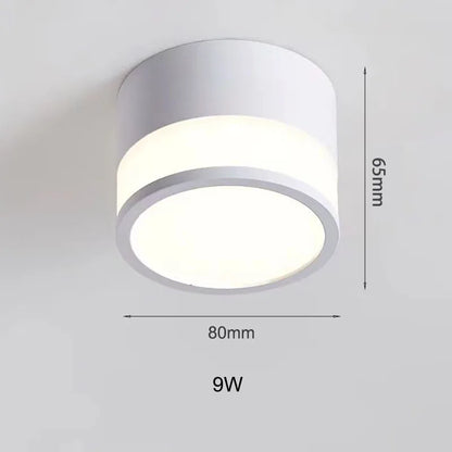 Elegant Nordic Surface-Mounted LED Downlight | 9W / 15W Ceiling Light