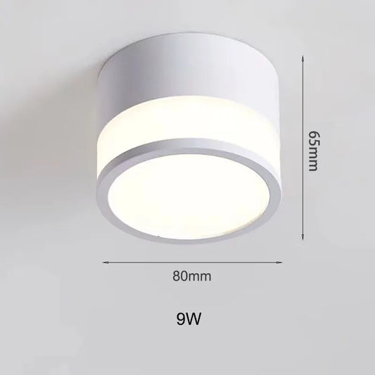 Elegant Nordic Surface-Mounted LED Downlight | 9W / 15W Ceiling Light