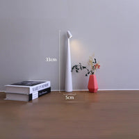 Glowora LED Table Lamp – Rechargeable, Touch-Dim, Adjustable Brightness