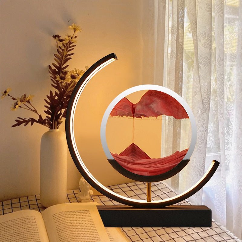 Sandlight Quicksand LED Table Lamp — Ultra-Sleek Desk Light with Ambient Glow