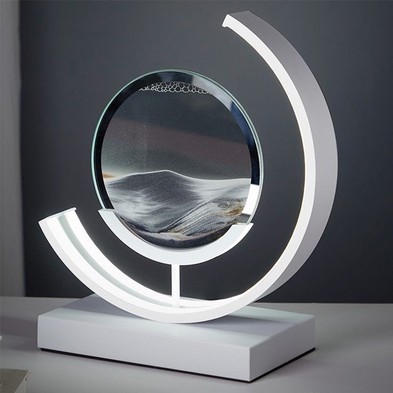 Sandlight Quicksand LED Table Lamp — Ultra-Sleek Desk Light with Ambient Glow