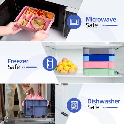 BentoMax 1330ml Large-Capacity Leak-Proof Bento Lunch Box – Microwave-Safe & Portable Food Container