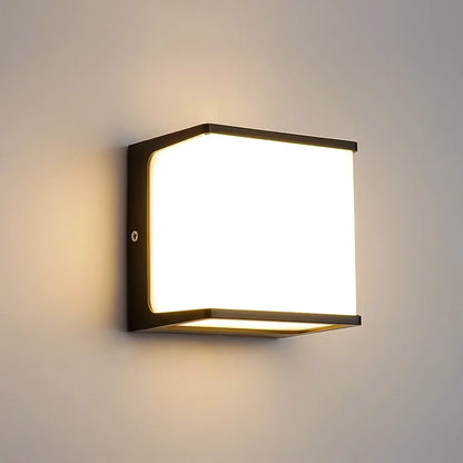 AeroCube Outdoor Wall Light — Sleek Modern Waterproof LED