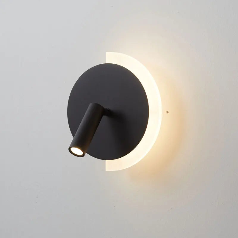 LunaSpot Wall Light — Sleek LED Bedside Lamp with Modern Design