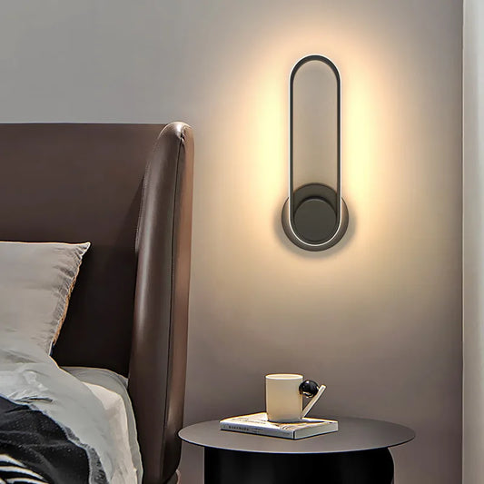 Sleek Contemporary LED Wall Light with 330° Rotating Aluminium Sconce