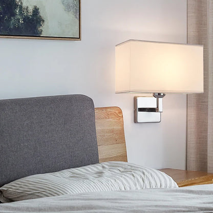 Bedside Wall Sconce with Reading Light — E27 Socket Lamp