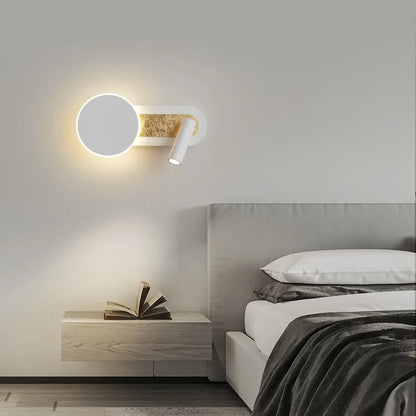 HaloBeam Wall Light | Nordic Modern Dual-LED Design for Sleek, Ambient Illumination