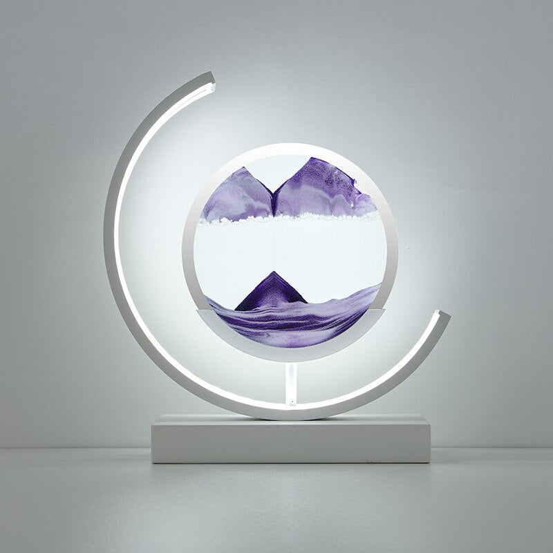 Sandlight Quicksand LED Table Lamp — Ultra-Sleek Desk Light with Ambient Glow