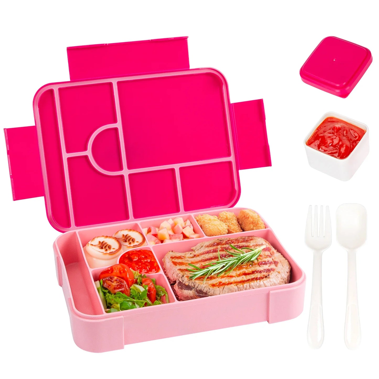 BentoMax 1330ml Large-Capacity Leak-Proof Bento Lunch Box – Microwave-Safe & Portable Food Container