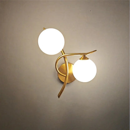 Lunara Nordic Dual-Globe LED Wall Light