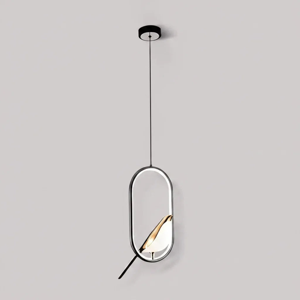 Magpie Pendant Light — Nordic LED Bird Design for Modern Interiors