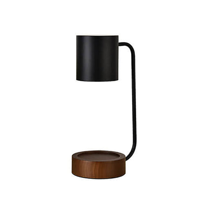 Japanese Minimalist Table Lamp — Sleek Wood & Metal Design for Modern Living
