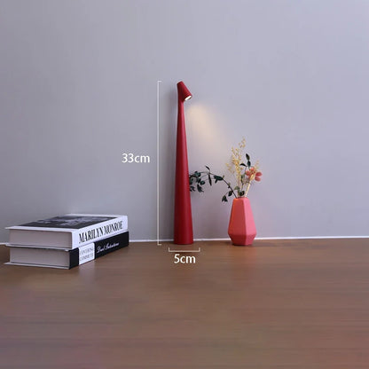 Glowora LED Table Lamp – Rechargeable, Touch-Dim, Adjustable Brightness