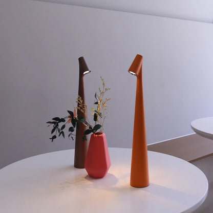 Glowora LED Table Lamp – Rechargeable, Touch-Dim, Adjustable Brightness