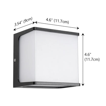 AeroCube Outdoor Wall Light — Sleek Modern Waterproof LED