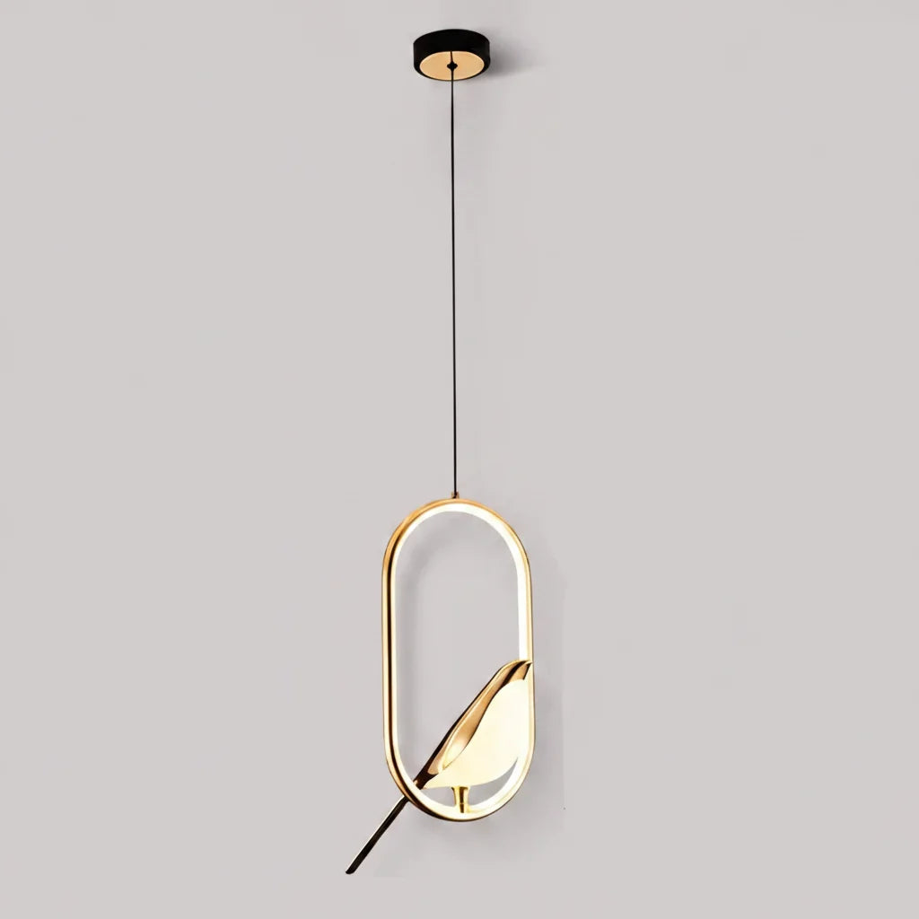 Magpie Pendant Light — Nordic LED Bird Design for Modern Interiors
