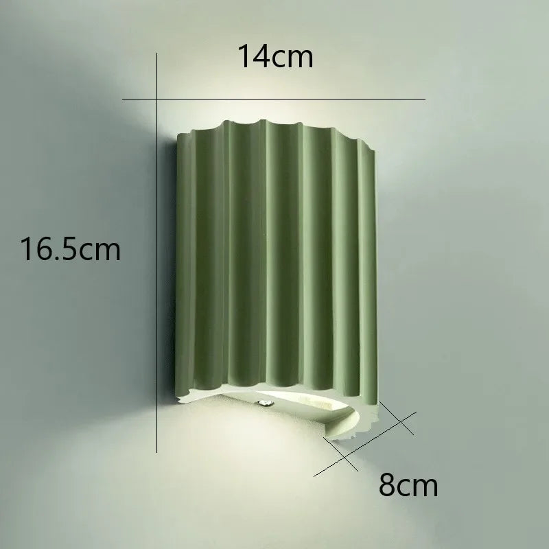 Nordic Modern Resin Wall Lamp - Sleek Indoor Wall Light for a Stylish Home