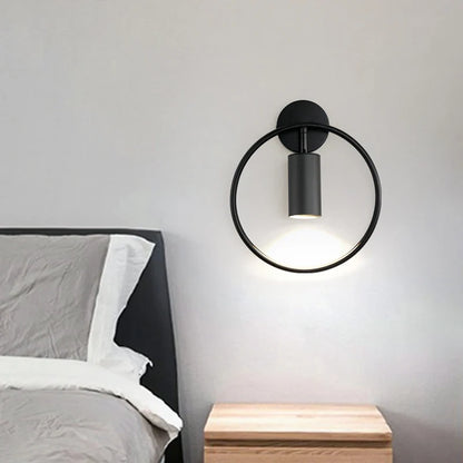 Halo Wall Light — Sleek Nordic Gold Minimalist Design
