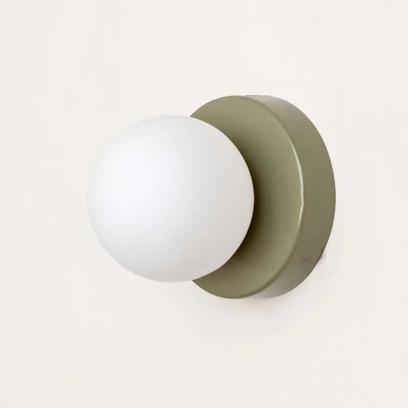 Macaron LED Wall Lamp - Elegant Modern Coloured Glass Sconce