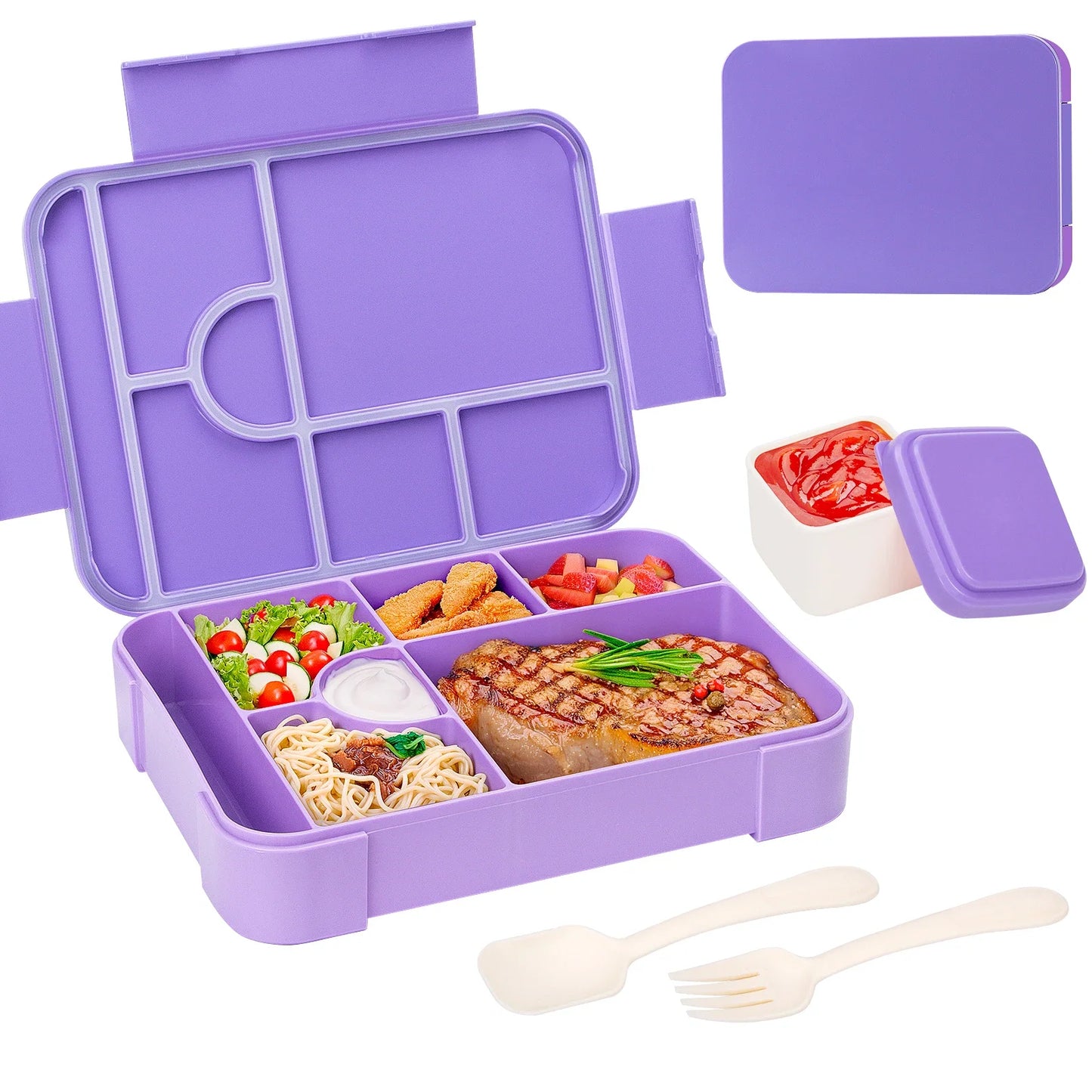 BentoMax 1330ml Large-Capacity Leak-Proof Bento Lunch Box – Microwave-Safe & Portable Food Container