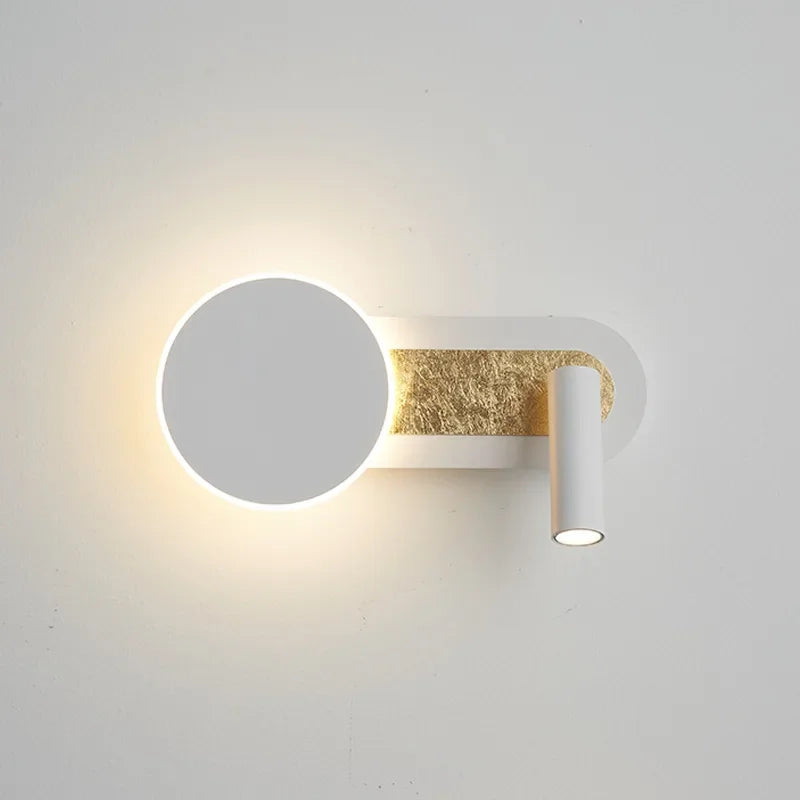 HaloBeam Wall Light | Nordic Modern Dual-LED Design for Sleek, Ambient Illumination