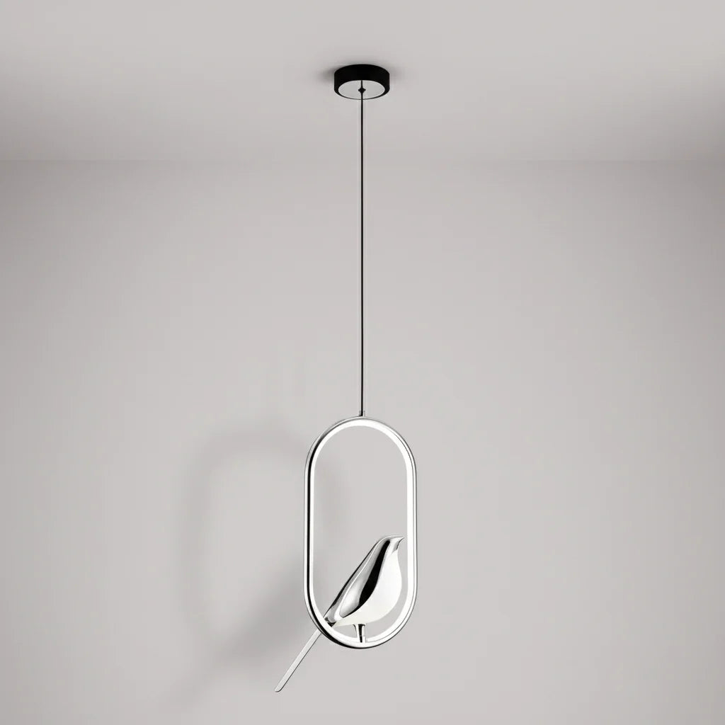 Magpie Pendant Light — Nordic LED Bird Design for Modern Interiors