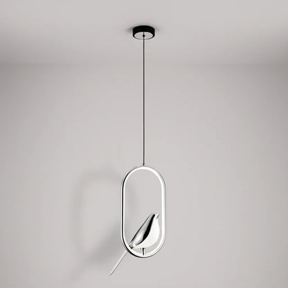 Magpie Pendant Light — Nordic LED Bird Design for Modern Interiors