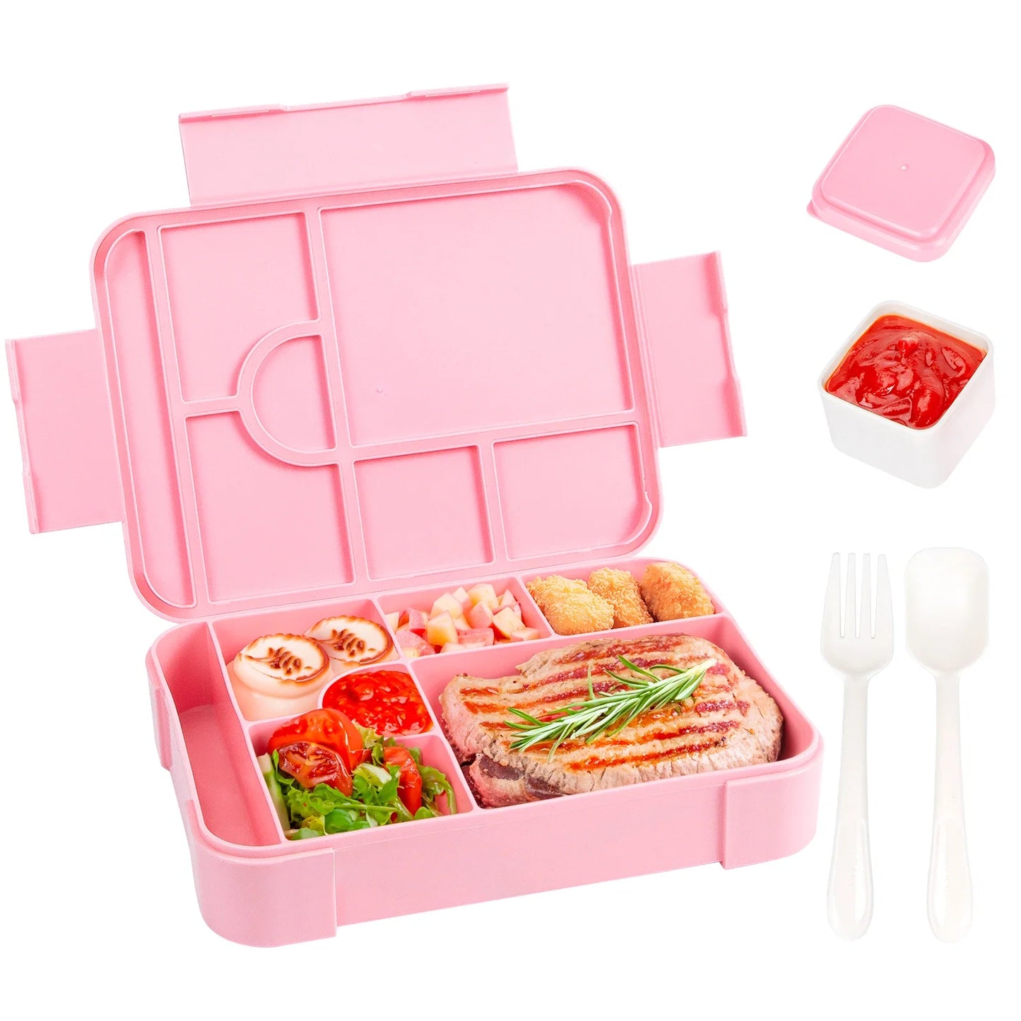 BentoMax 1330ml Large-Capacity Leak-Proof Bento Lunch Box – Microwave-Safe & Portable Food Container