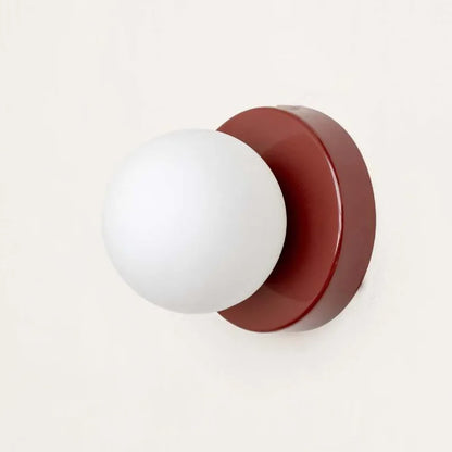 Macaron LED Wall Lamp - Elegant Modern Coloured Glass Sconce