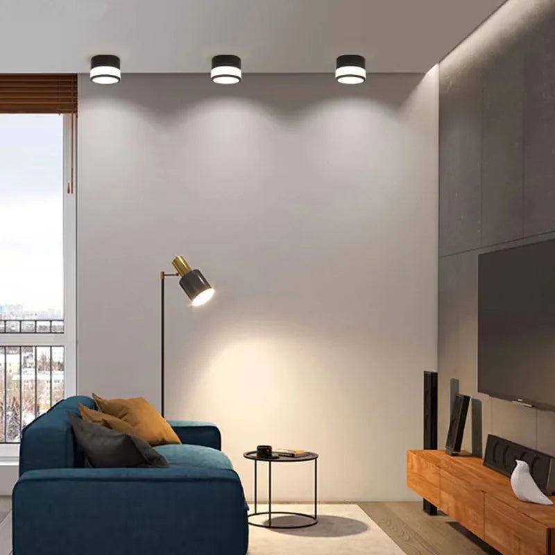 Elegant Nordic Surface-Mounted LED Downlight | 9W / 15W Ceiling Light