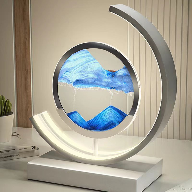 Sandlight Quicksand LED Table Lamp — Ultra-Sleek Desk Light with Ambient Glow