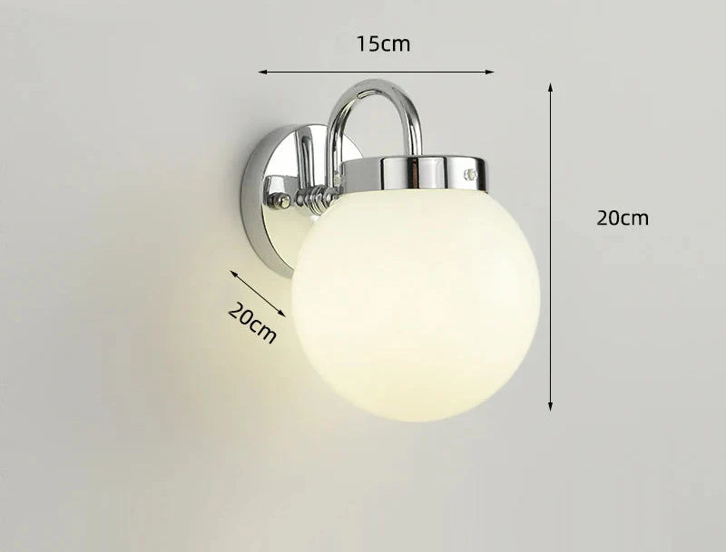 Quashion Wall Lamp — Chrome Finish, Modern Minimalist Design for Contemporary Interiors