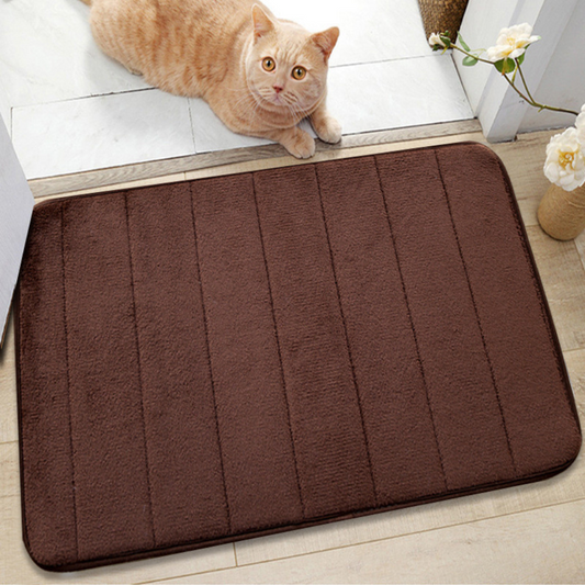 UltraSoft Absorbent Bath Mat with Non-Slip Grip & Quick-Dry Design