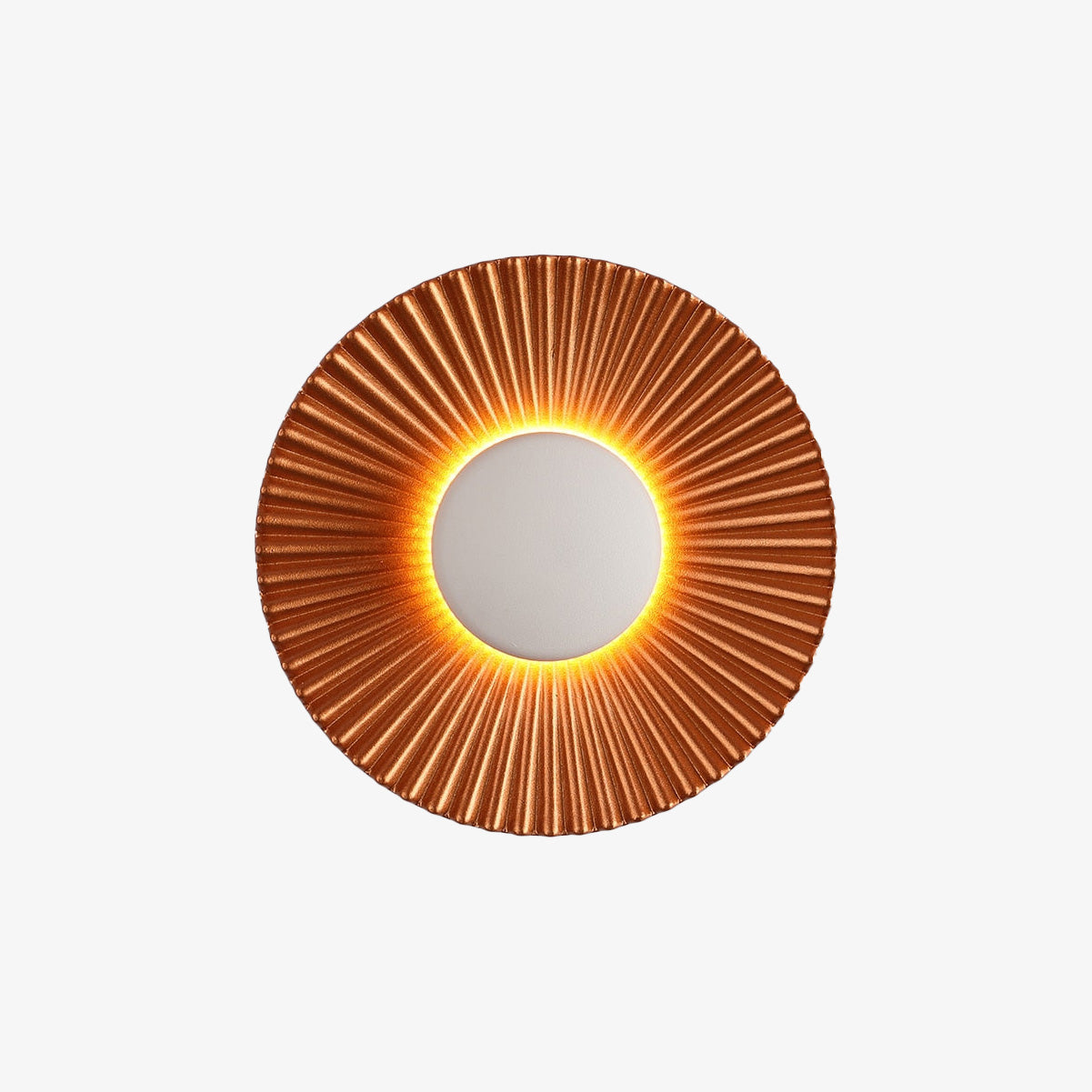 Hasna SunRay Wall Lamp — Contemporary Metallic Sun Design for a Radiant Glow