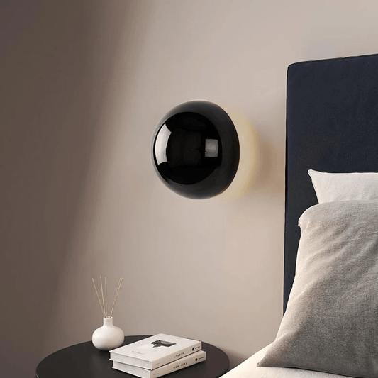 Bauhaus Eclipse Wall Lamp with Gold Finish - Sleek Modern Art Light