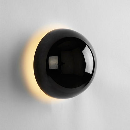 Bauhaus Eclipse Wall Lamp with Gold Finish - Sleek Modern Art Light